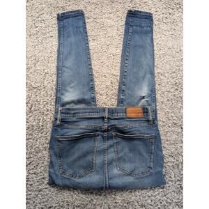 Madewell Jeans Women 28 Blue High Rise Skinny Distressed Stretch Normcore Grunge